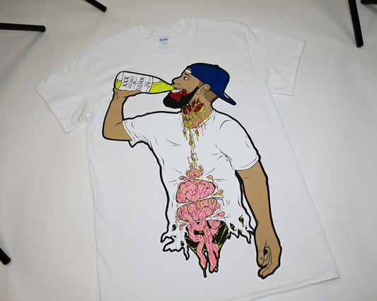 ringspun horror shirt tee zombie shirt graphic street style tshirt flannel hot topic supreme dirty ghetto kids 40s & shorties dope cool trendy white black thick good quality best cotton tee shirt that doesn't shrink 40ounce billie eilish clothes wasted threads clothing by alecs funky fresh