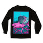 Locals Only Retro Pink - Black Long Sleeve