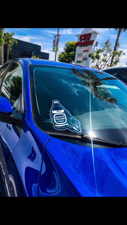Wasted Logo - Jumbo Sticker